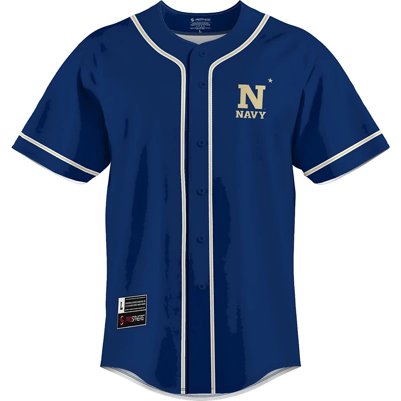 GameDay Greats Navy Midshipmen Lightweight Baseball Jersey