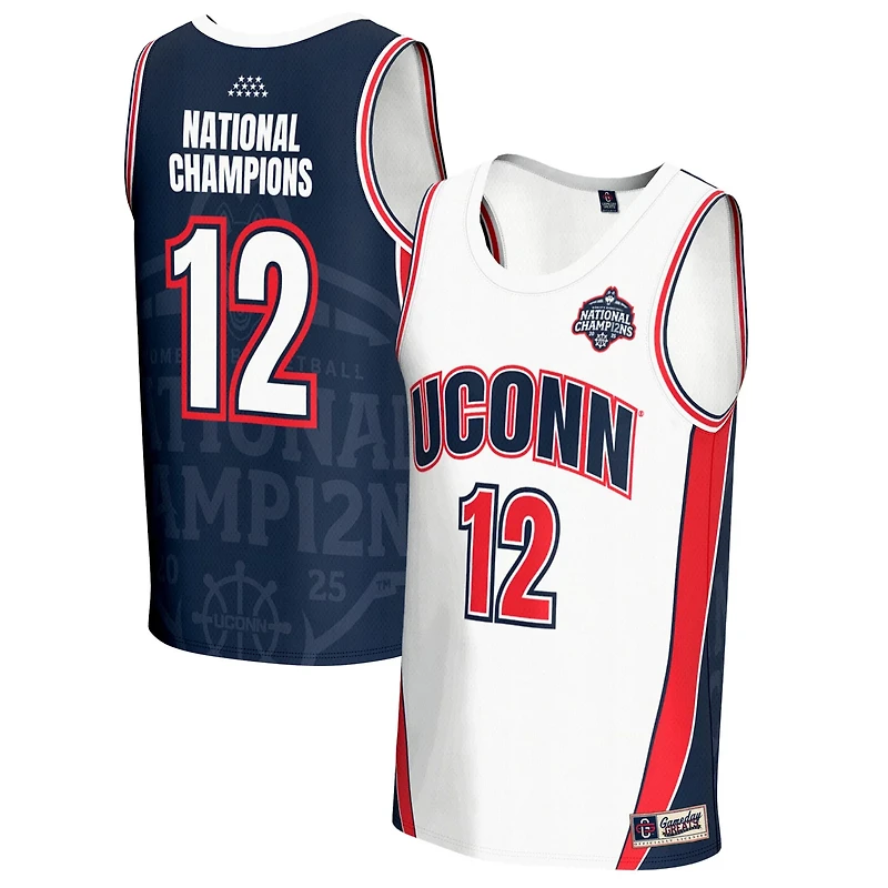 GameDay Greats UConn Huskies 2025 NCAA Women's Basketball National Champions Lightweight Fashion Jersey