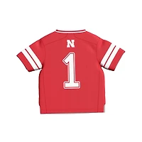 Infant GameDay Greats 1 Nebraska Huskers Lightweight Collegiate Football Fashion Jersey