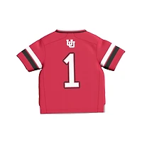 Infant GameDay Greats 1 Utah Utes Lightweight Collegiate Football Fashion Jersey