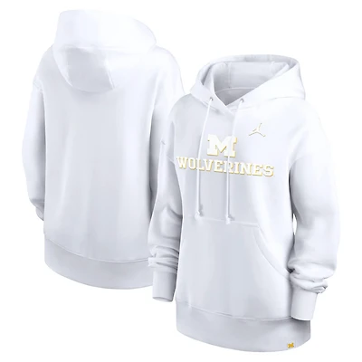 Jordan Brand Michigan Wolverines Oversized Statement Phoenix Pullover Hoodie