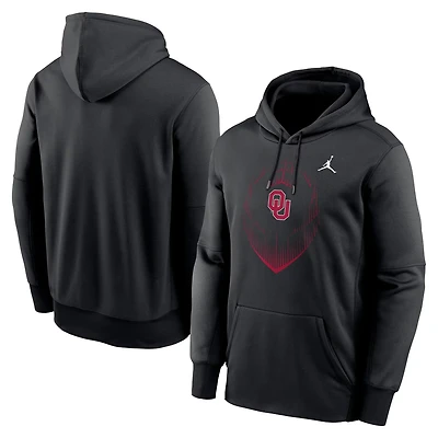 Jordan Brand Oklahoma Sooners Icon Football Performance Pullover Hoodie