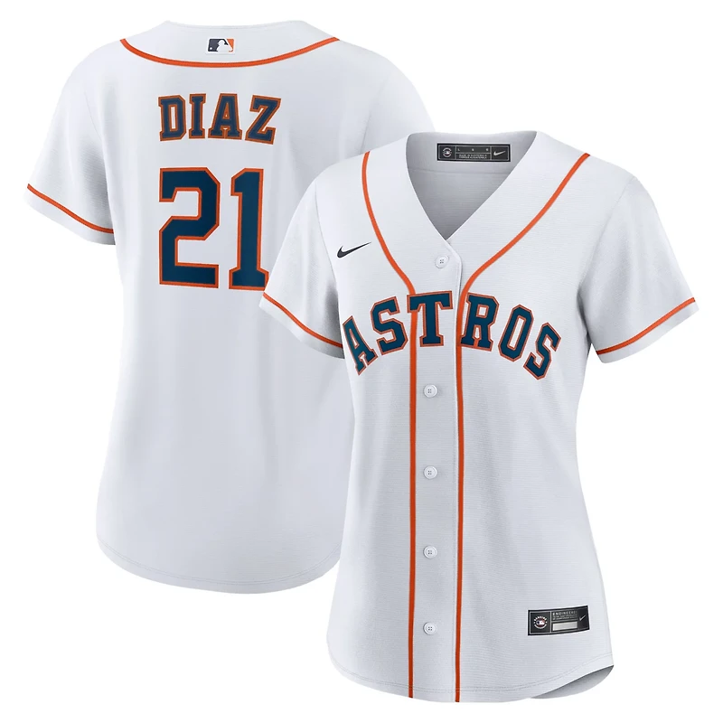 Men's Nike Yainer Diaz Houston Astros Home Replica Jersey