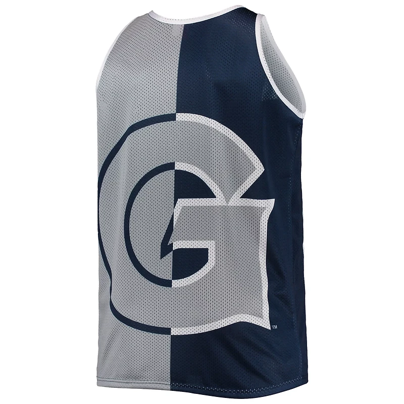Mitchell Ness Allen Iverson /Gray Georgetown Hoyas Sublimated Player Big Tall Tank Top