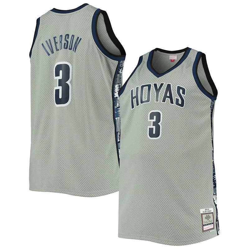 Mitchell Ness Allen Iverson Georgetown Hoyas Big Tall 1995/96 Replica Player Jersey