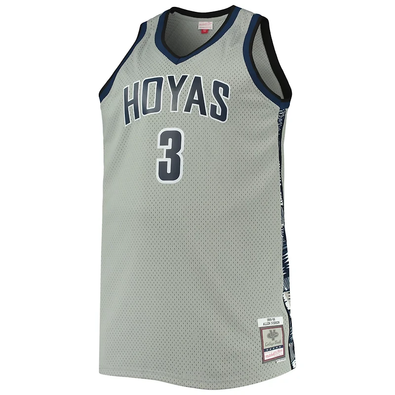 Mitchell Ness Allen Iverson Georgetown Hoyas Big Tall 1995/96 Replica Player Jersey