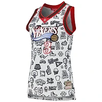 Mitchell  Ness Allen Iverson Philadelphia 76ers 2000 Doodle Swingman Jersey