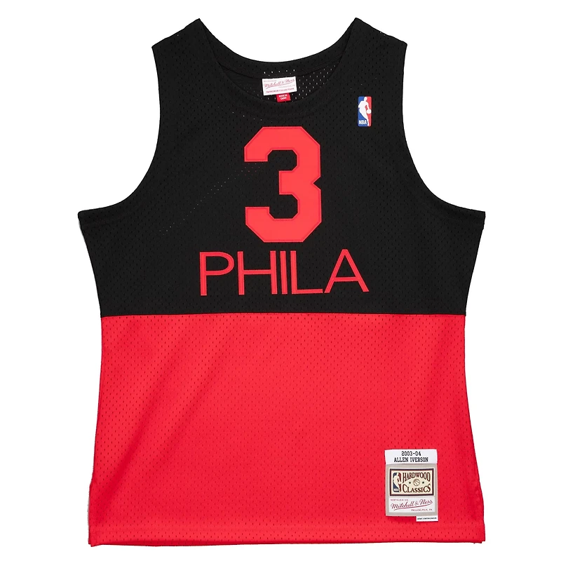 Mitchell Ness Allen Iverson Philadelphia 76ers 2003-2004 Hardwood Classics Reload 20 Swingman Jersey