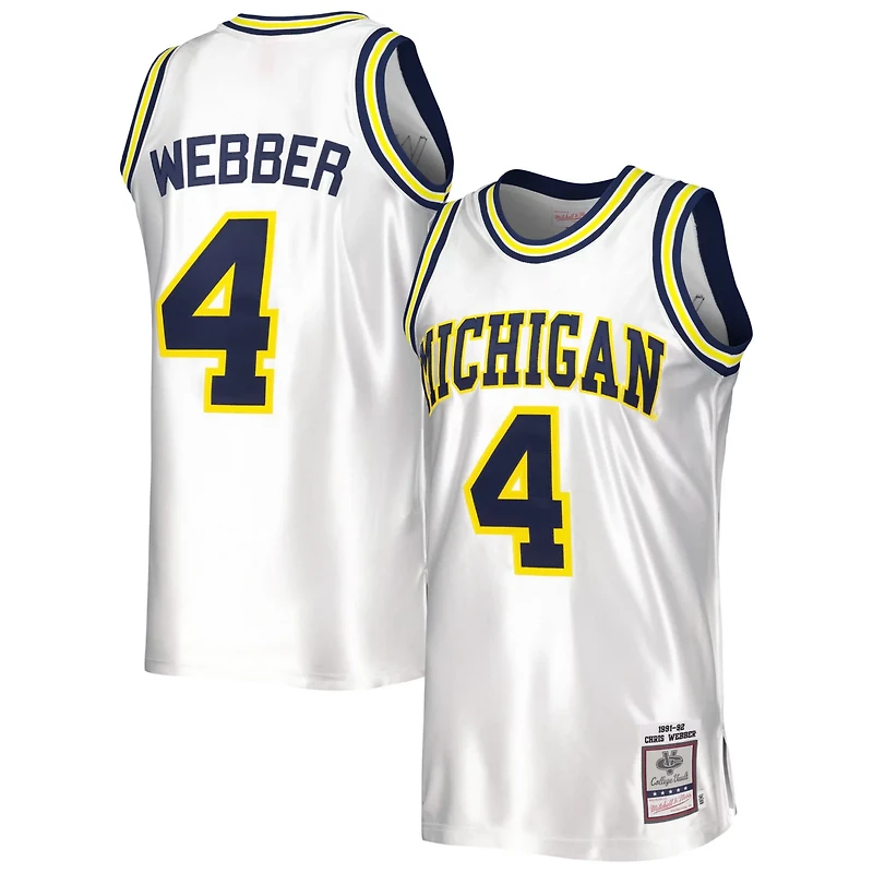 Mitchell  Ness Chris Webber Michigan Wolverines 1991/92 Authentic Jersey