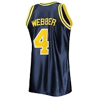 Mitchell  Ness Chris Webber Michigan Wolverines 1991/92 Authentic Throwback College Jersey