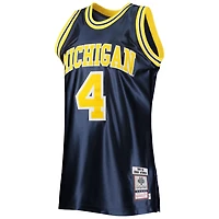 Mitchell  Ness Chris Webber Michigan Wolverines 1991/92 Authentic Throwback College Jersey