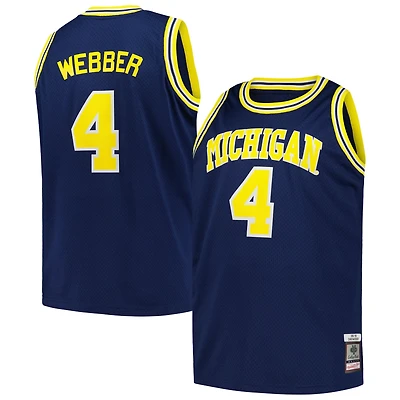 Mitchell  Ness Chris Webber Michigan Wolverines 1991/92 Big Tall Swingman Jersey