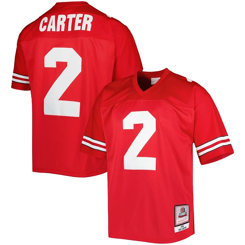 Mitchell  Ness Cris Carter Ohio State Buckeyes Authentic Jersey