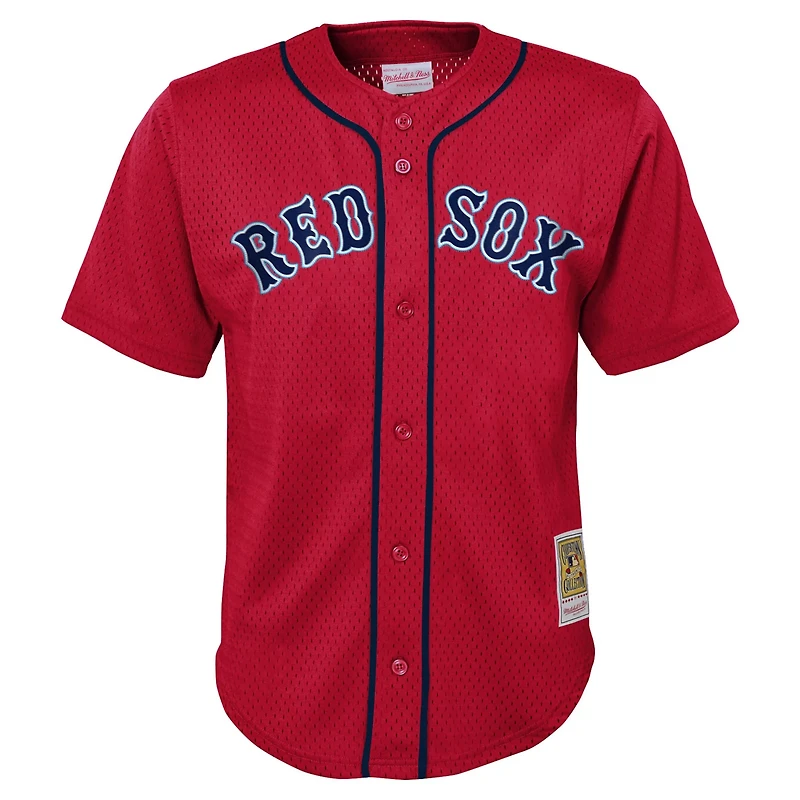 Mitchell  Ness David Ortiz Boston Sox Cooperstown Collection Mesh Batting Practice Jersey
