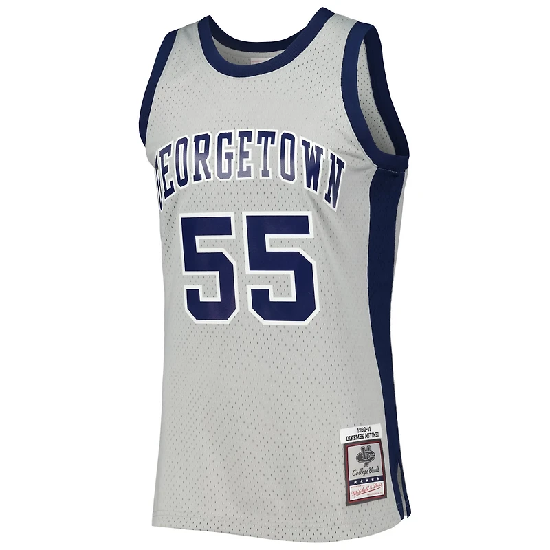 Mitchell  Ness Dikembe Mutombo Georgetown Hoyas 1990/91 Swingman Jersey