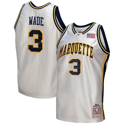 Mitchell  Ness Dwyane Wade Marquette Golden Eagles College Vault 2002/03 Authentic Jersey