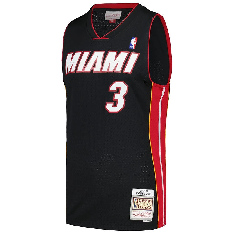 Mitchell  Ness Dwyane Wade Miami Heat 2012/13 Hardwood Classics Swingman Jersey
