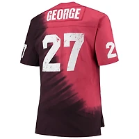 Mitchell  Ness Eddie George / Ohio State Buckeyes Name Number Tie-Dye V-Neck T-Shirt