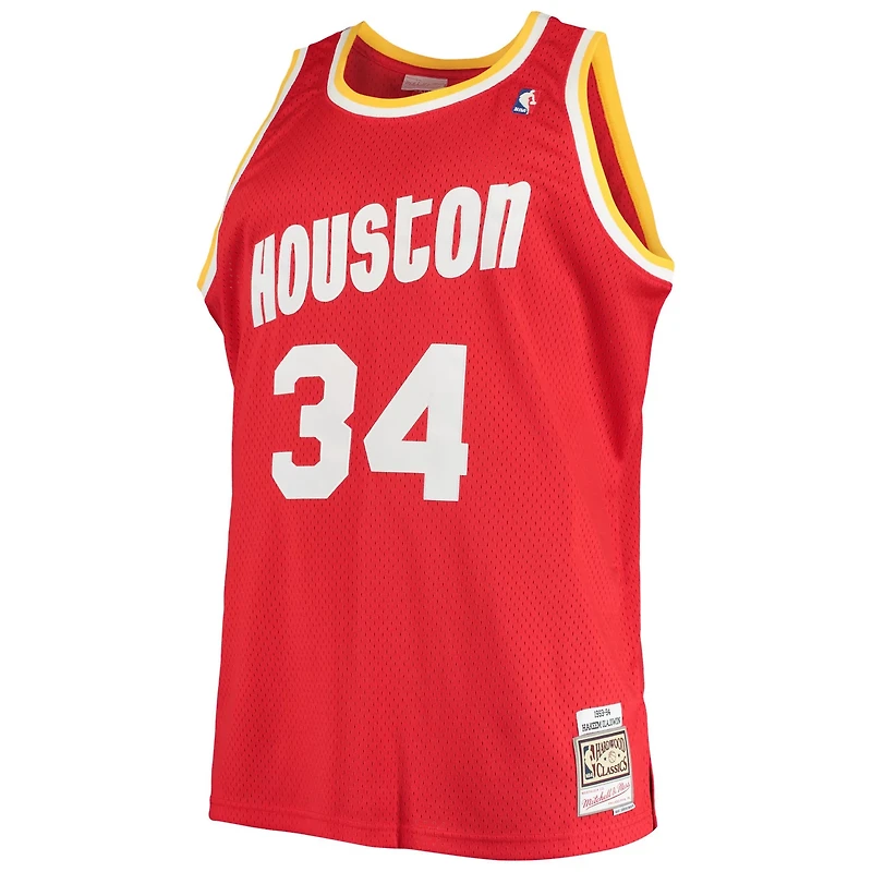 Mitchell Ness Hakeem Olajuwon Houston Rockets 1993/94 Big Tall Hardwood Classics Swingman Jersey