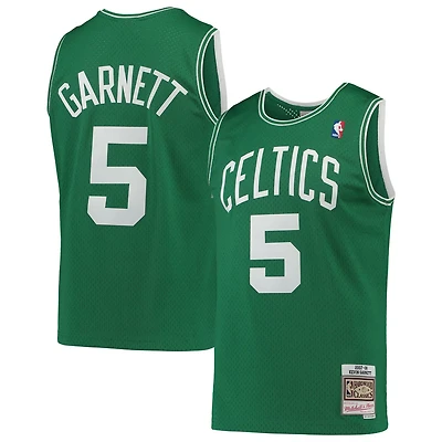 Mitchell Ness Kevin Garnett Kelly Boston Celtics 2007/08 Hardwood Classics Swingman Jersey