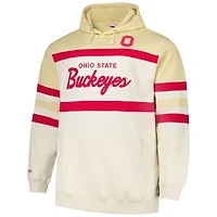 Mitchell  Ness Ohio State Buckeyes Big  Tall Head Coach Pullover Hoodie