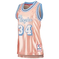 Mitchell  Ness Shaquille O'Neal Los Angeles Lakers 75th Anniversary Rose Gold 1996 Swingman Jersey