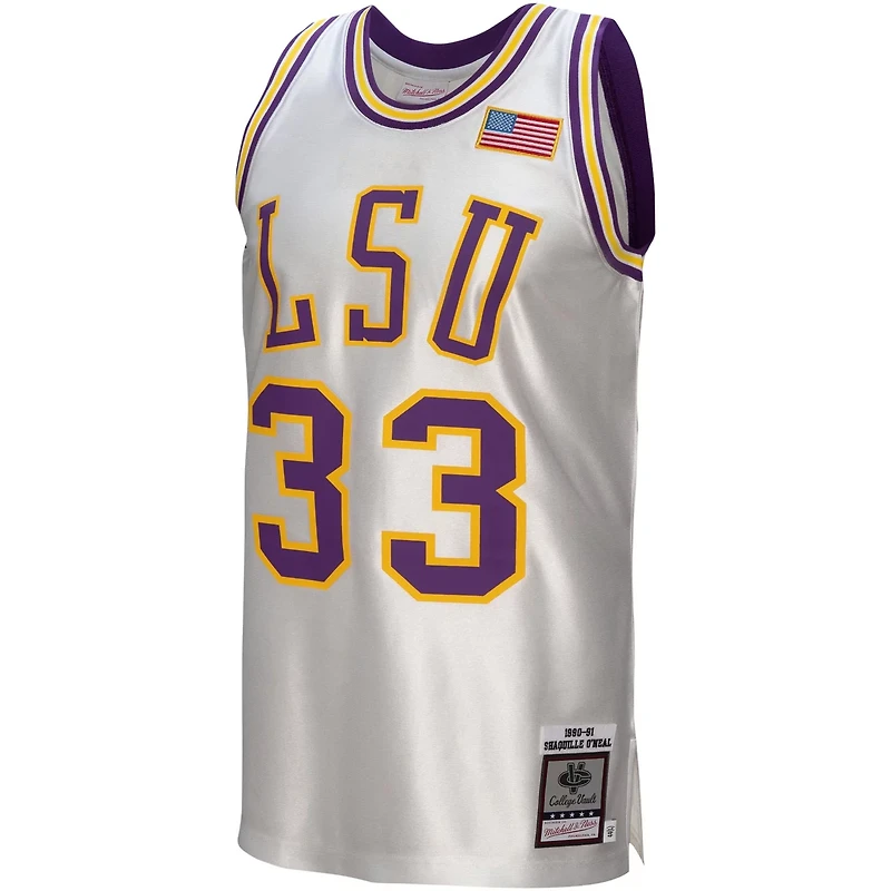 Mitchell  Ness Shaquille O'Neal LSU Tigers College Vault 1990/91 Authentic Jersey