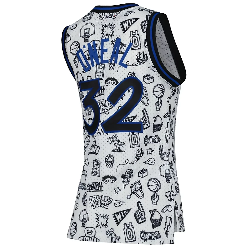 Mitchell  Ness Shaquille O'Neal Orlando Magic 1994 Doodle Swingman Jersey