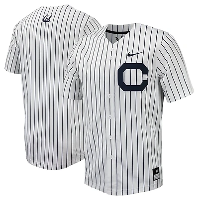 Nike /Navy Cal Bears Pinstripe Replica Full-Button Baseball Jersey
