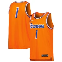 Nike 0 Boise State Broncos Retro Replica Basketball Jersey