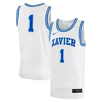 Nike 0 Xavier Musketeers Replica Basketball Jersey