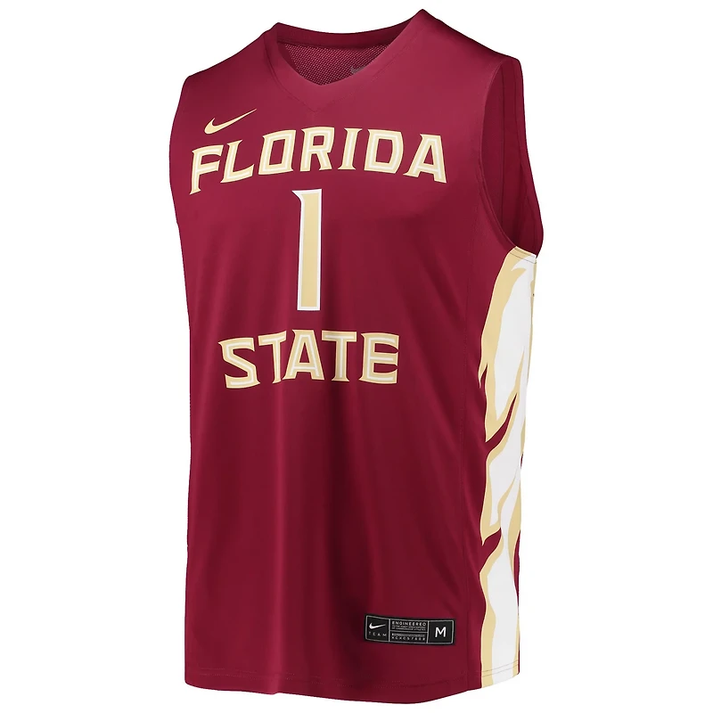 Nike 1 Florida State Seminoles Team Replica Basketball Jersey