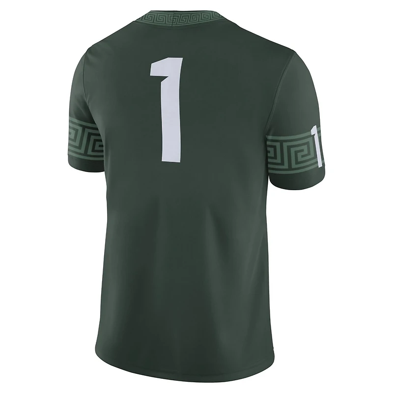 Nike 1 Michigan State Spartans Football Game Jersey
