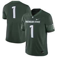 Nike 1 Michigan State Spartans Football Game Jersey