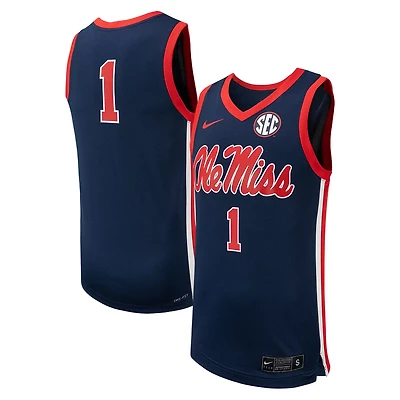 Nike 1 Ole Miss Rebels Replica Basketball Jersey