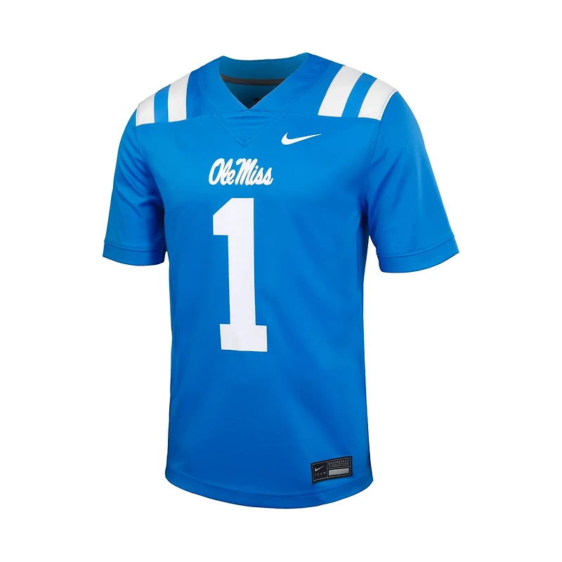 Nike 1 Powder Ole Miss Rebels Untouchable Football Jersey