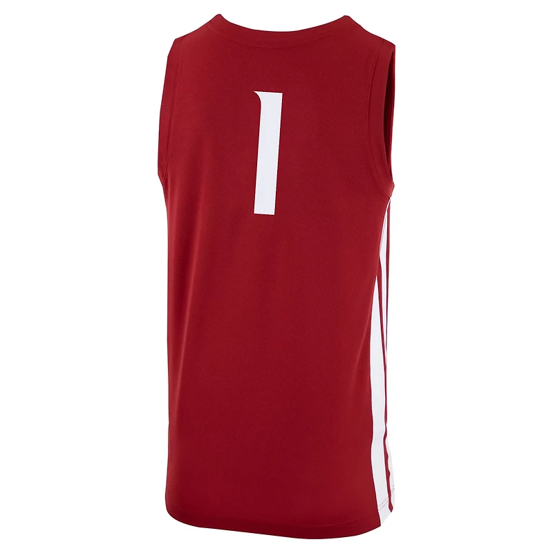 Nike 1 Washington State Cougars Logo Replica Basketball Jersey