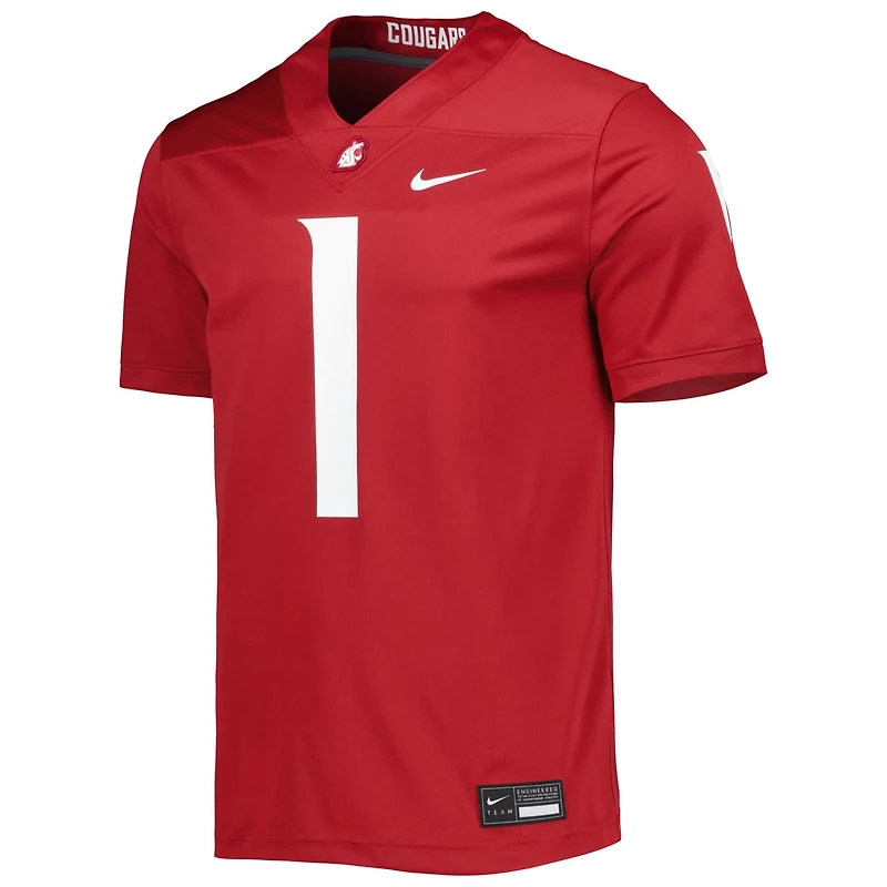 Nike 1 Washington State Cougars Untouchable Football Jersey