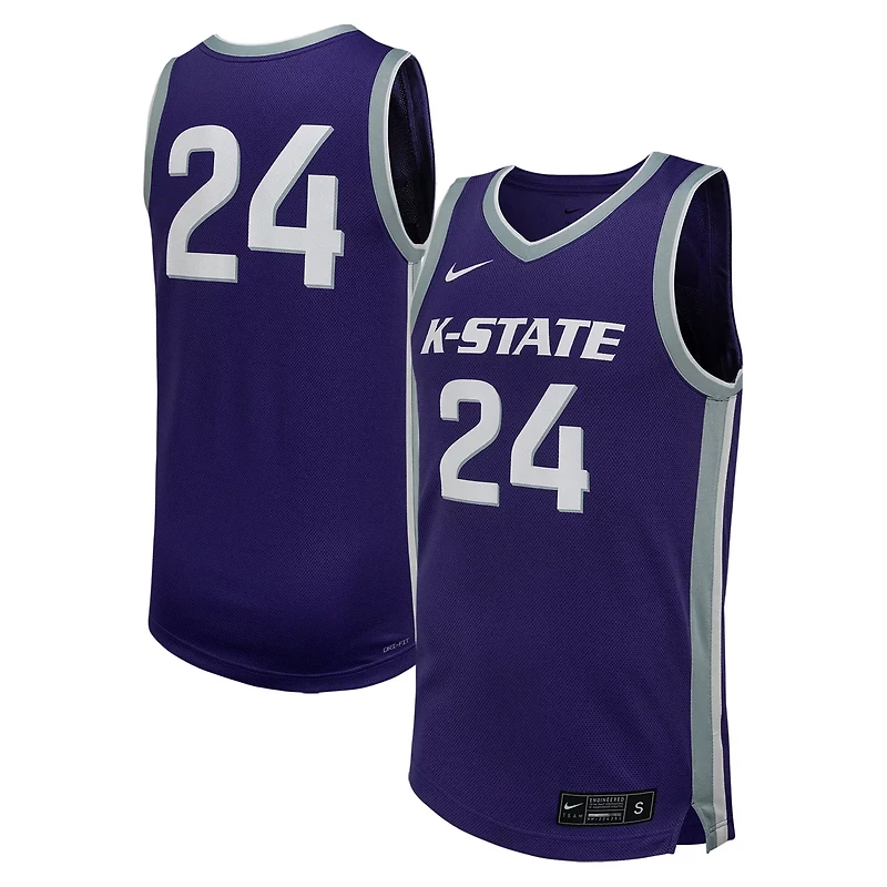 Nike 24 Kansas State Wildcats Replica Basketball Jersey