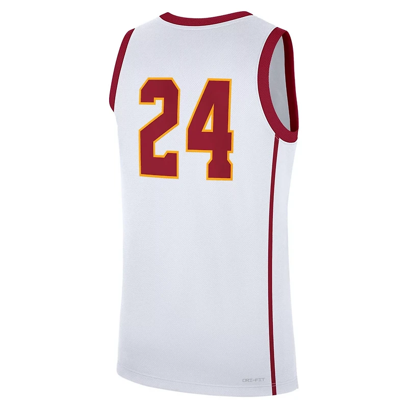 Nike 24 USC Trojans Home Replica Jersey