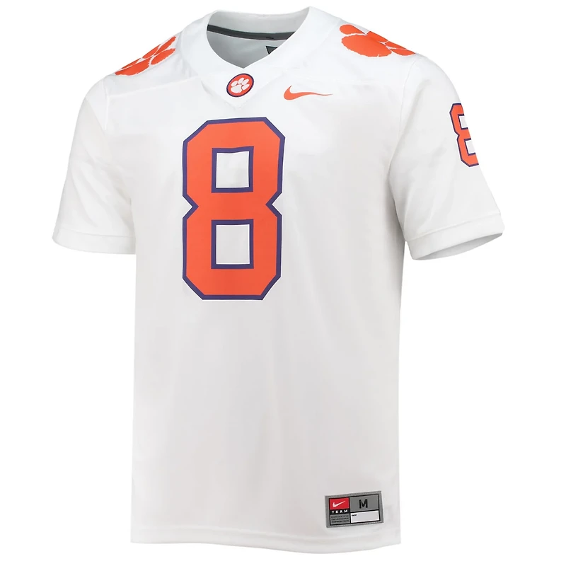 Nike 8 Clemson Tigers Game Jersey