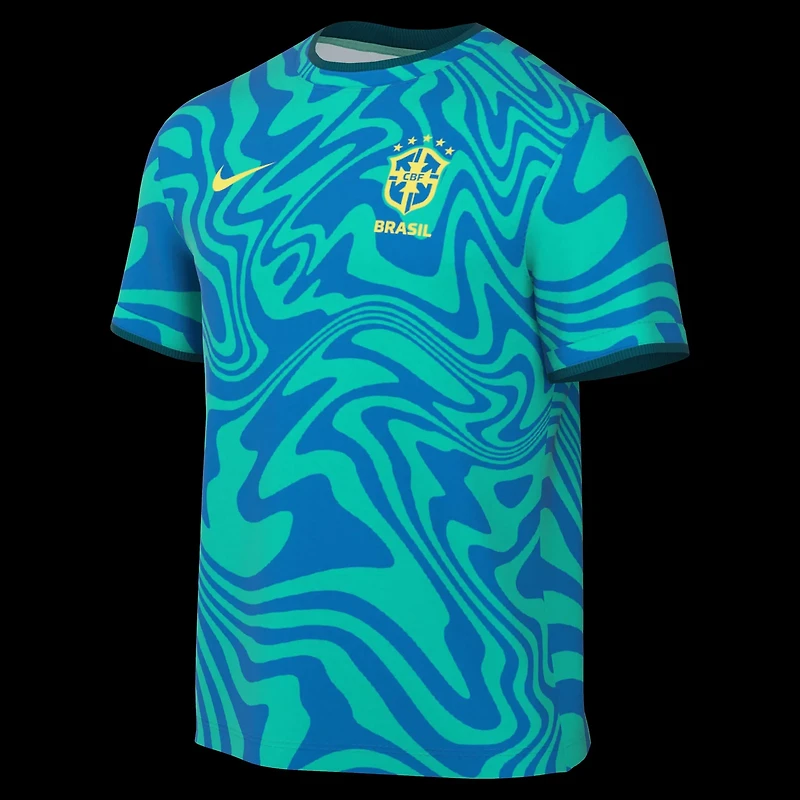 Nike Brazil National Team 2026 Academy Pro Pre-Match Top