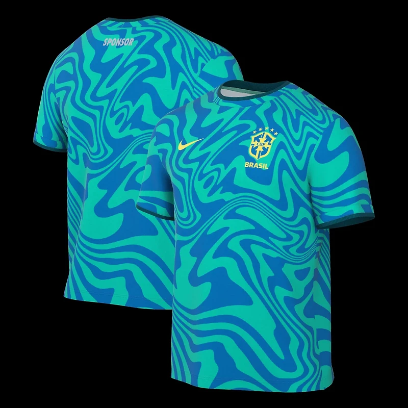Nike Brazil National Team 2026 Academy Pro Pre-Match Top