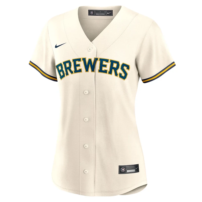 Nike Christian Yelich Milwaukee Brewers Home Replica Jersey