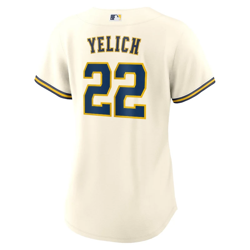 Nike Christian Yelich Milwaukee Brewers Home Replica Jersey