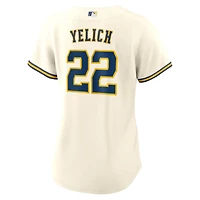 Nike Christian Yelich Milwaukee Brewers Home Replica Jersey