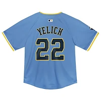 Nike Christian Yelich Powder Milwaukee Brewers City Connect Limited Player Jersey