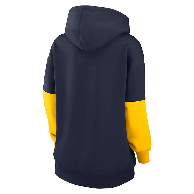 Nike College Michigan Wolverines Essential Fleece Pullover Hoodie