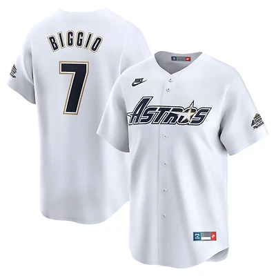Nike Craig Biggio Houston Astros Throwback Cooperstown Collection Limited Jersey