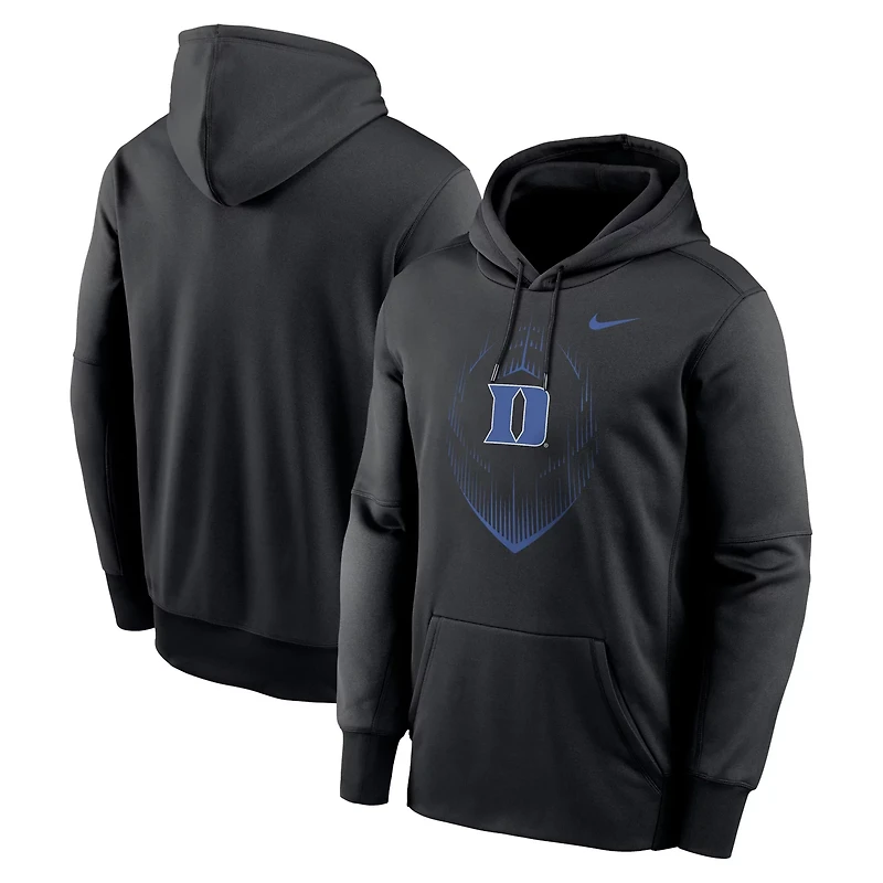 Nike Duke Blue Devils Icon Football Performance Pullover Hoodie